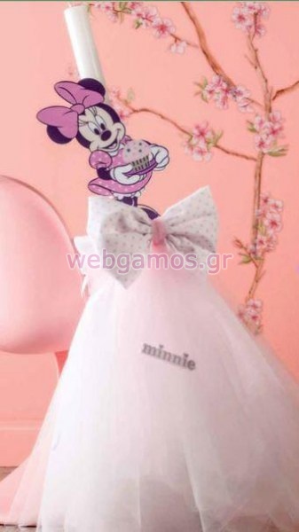 Λαμπάδα Βάπτισης minnie (ΝΛ100)